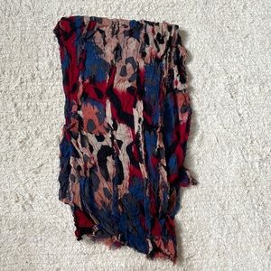 Multicolor animal(ish) print Vintage Diane Von Furstenburg scarf
